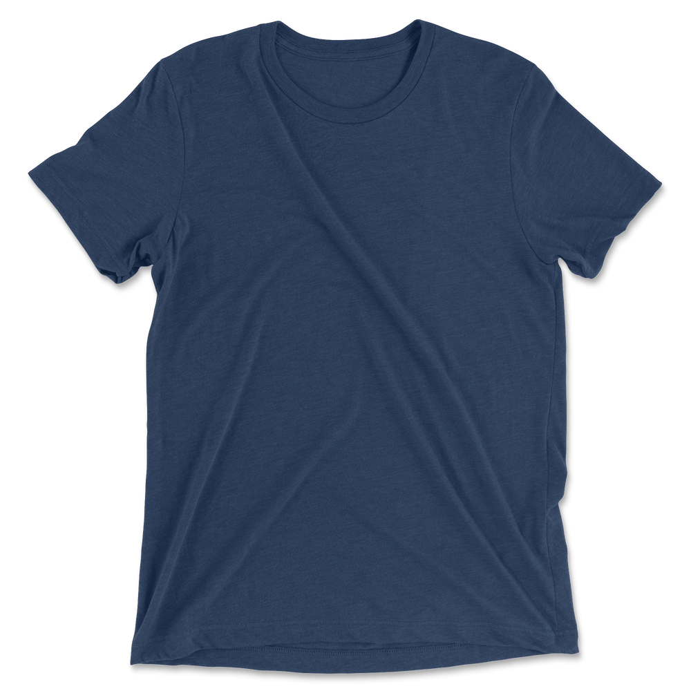 Custom Tri-Blend T-Shirt Men - Navy
