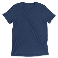 Custom Tri-Blend T-Shirt Men - Navy