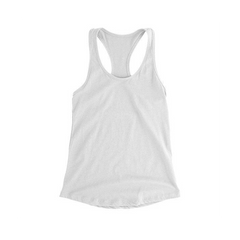 Custom Racerback Tank Top Women - White