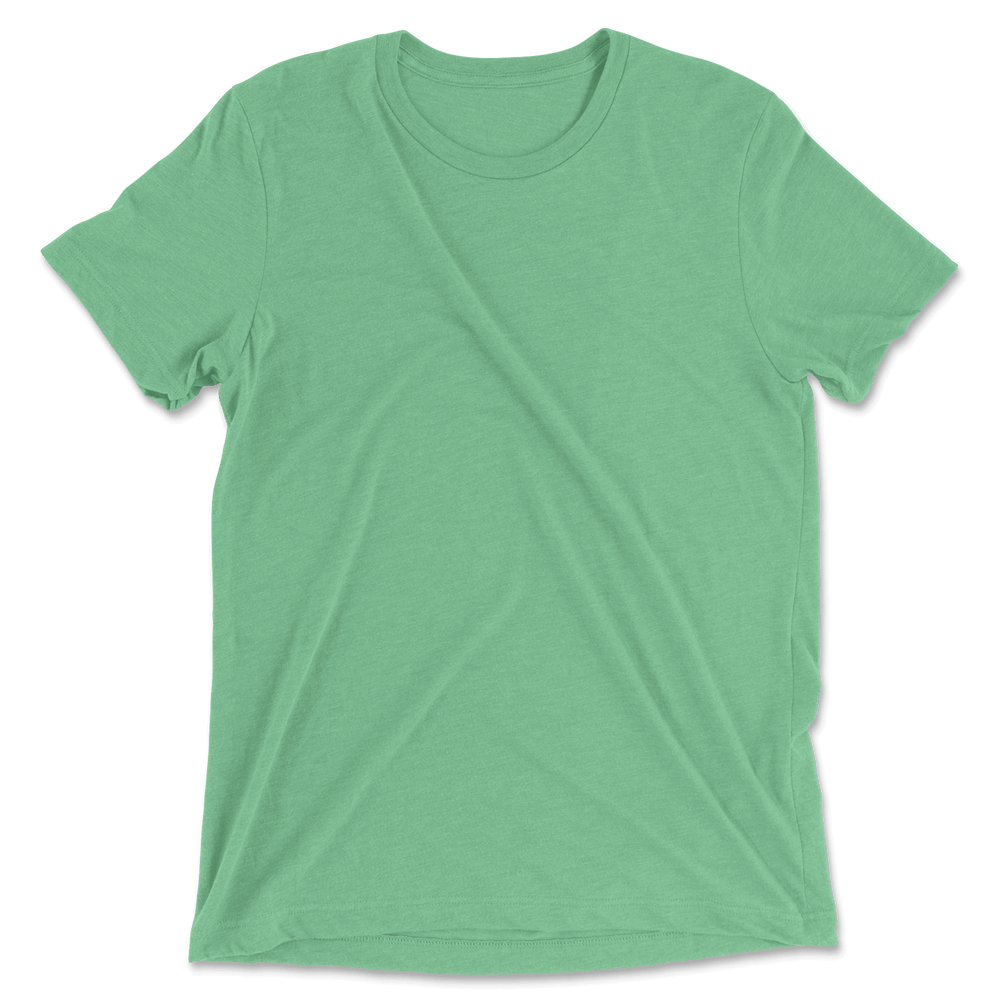 Custom Tri-Blend T-Shirt Men - Green
