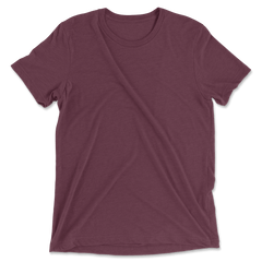 Custom Tri-Blend T-Shirt Men - Maroon