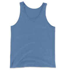 Custom Tank Top Men - Blue Tri-blend