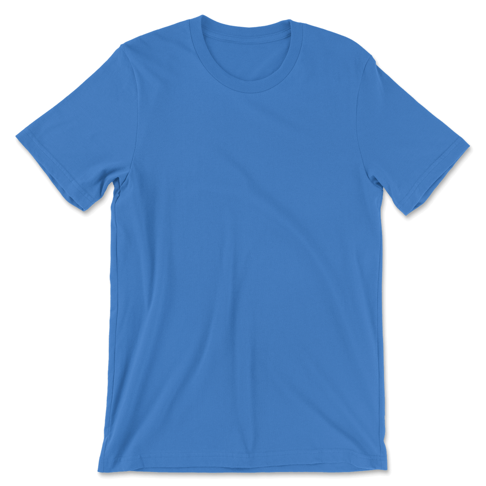 Custom 100% Cotton T-Shirt Men - Columbia Blue