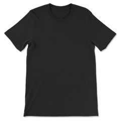 Custom 100% Cotton T-Shirt Men - Black