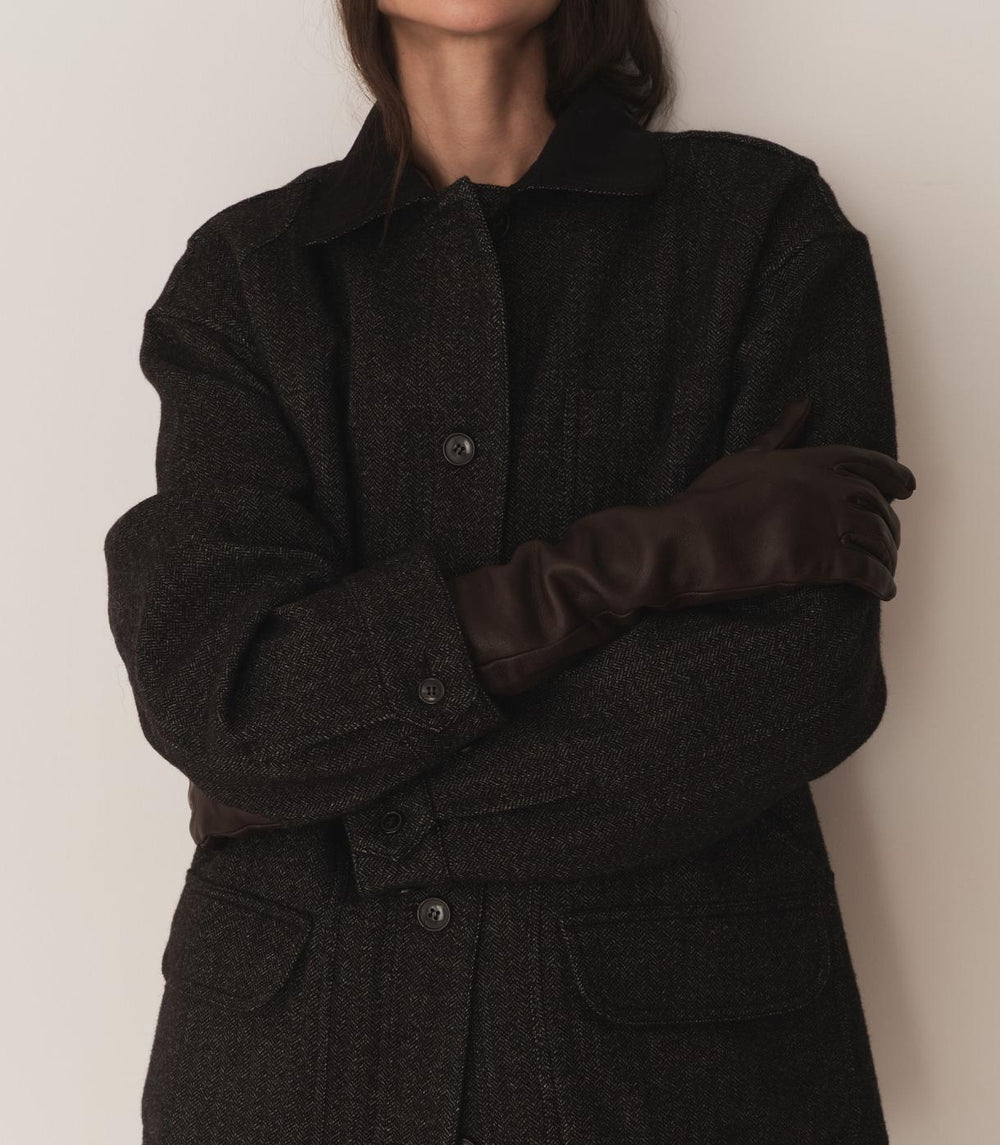 DÔEN Belts, Hats & Gloves | Stine Gloves Espresso Leather - Women