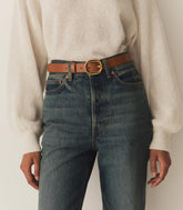 DÔEN Belts, Hats & Gloves | Wyatt Belt Saddle Box Calf - Women