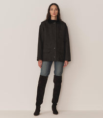 DÔEN Coats & Jackets | Pascual Wool Jacket Charcoal Herringbone - Women
