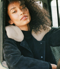 DÔEN Coats & Jackets | Turner Suede Jacket Black - Women