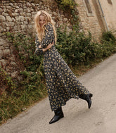 DÔEN Dresses | Charleston Dress Noir Winding Blossoms - Women