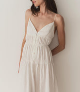DÔEN Dresses | Irina Linen Dress Salt - Women