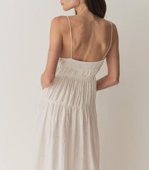 DÔEN Dresses | Irina Linen Dress Salt - Women