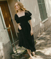 DÔEN Dresses | Izabal Dress Navy - Women