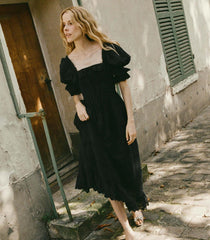 DÔEN Dresses | Izabal Dress Navy - Women