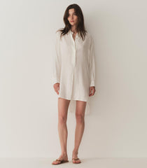 DÔEN Dresses | Jora Linen Dress Salt - Women
