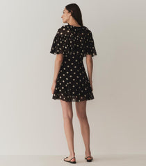 DÔEN Dresses | Kaylin Dress Noir Solstice Sky Dot - Women