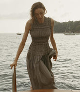 DÔEN Dresses | Mallory Dress La Maddalena Gingham - Women