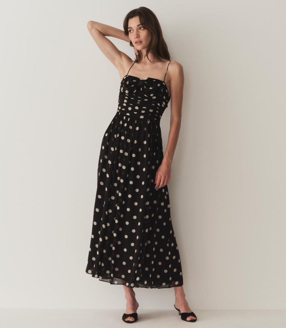 DÔEN Dresses | Maryanna Dress Noir Solstice Sky Dot - Women