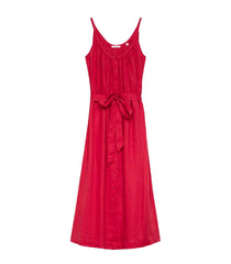 DÔEN Dresses | Nevita Linen Dress Scarlet - Women