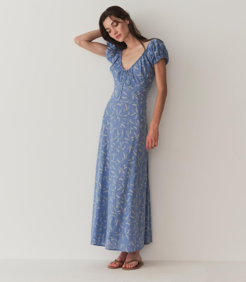 DÔEN Dresses | Sofia Dress Lapis Bluebell Ballad - Women