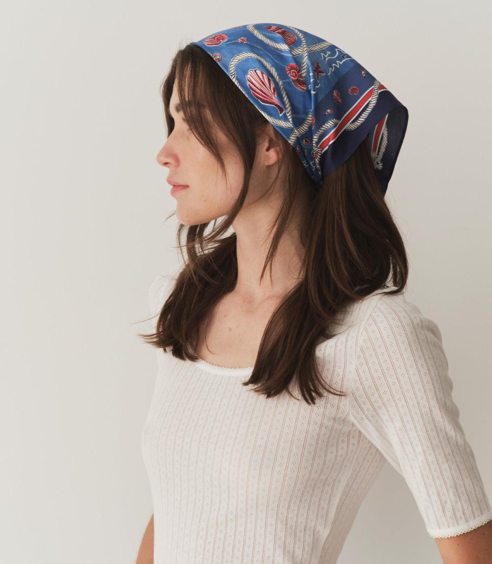 DÔEN Hair Accessories | Penny Bandana Liberty Solent Shores - Women