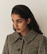 DÔEN Hair Accessories | Sestri Headband Black Satin - Women