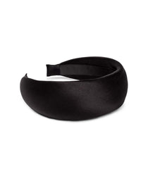 DÔEN Hair Accessories | Sestri Headband Black Satin - Women