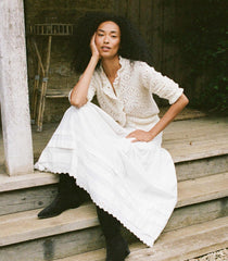 DÔEN Knitwear | Claudie Cardigan Ivory - Women