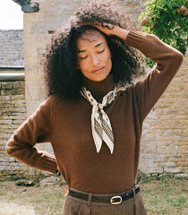 DÔEN Knitwear | Hayworth Cashmere Turtleneck Cordovan - Women