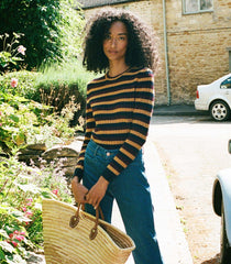 DÔEN Knitwear | Hyeres Cashmere Sweater Carrington Stripe - Women