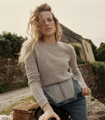 DÔEN Knitwear | Hyeres Cashmere Sweater Raincloud - Women