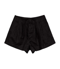 DÔEN Pants & Shorts | Larue Linen Short Black - Women