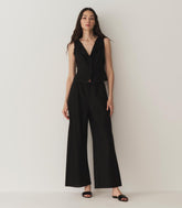 DÔEN Pants & Shorts | Lavon Linen Pant Black - Women