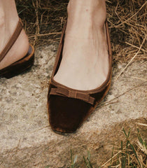 DÔEN Shoes | Cossima Slingback Hickory Velvet - Women