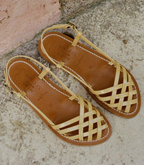 DÔEN Shoes | DÔEN & K.Jacques Peche Sandal Yellow - Women