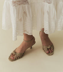 DÔEN Shoes | Hepburn Heel Faux Lizard - Women