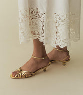 DÔEN Shoes | Hepburn Heel Gold - Women