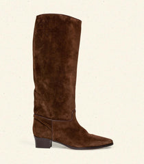 DÔEN Shoes | Riviera Boot Dark Chocolate Suede - Women