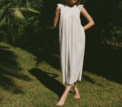 DÔEN Sleep & Loungewear | Lovisa Nightgown Salt - Women