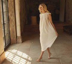 DÔEN Sleep & Loungewear | Lovisa Nightgown Salt - Women