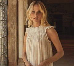 DÔEN Sleep & Loungewear | Lovisa Nightgown Salt - Women