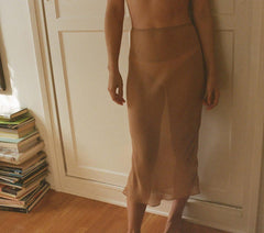 DÔEN Slips | Knee Length Skirt Slip Sand Dollar - Women