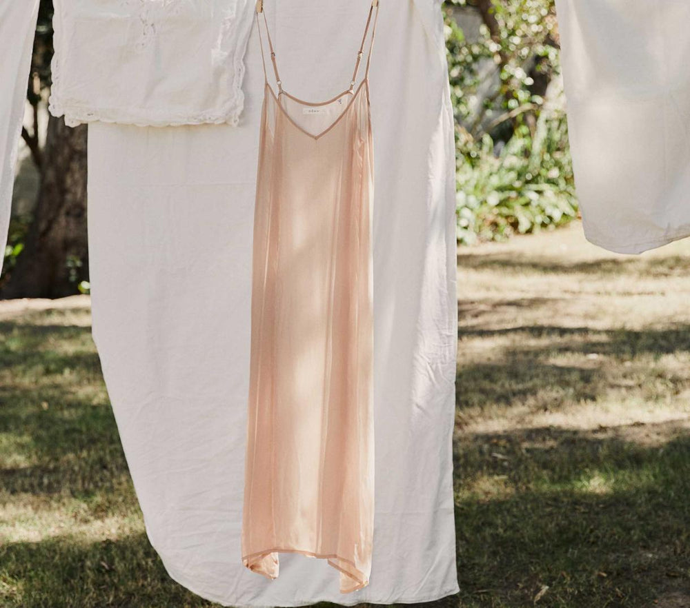 DÔEN Slips | Long Deep V-Neck Slip Conch - Women