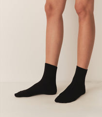 DÔEN Socks & Tights | COLLÉGIEN Ankle Sock Noir De Charbon - Women