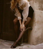 DÔEN Socks & Tights | Wolford Control Dots Tights Black - Women