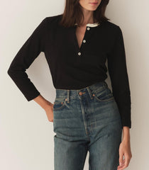 DÔEN Tees | Clover Tee Black - Women