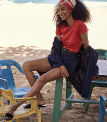 DÔEN Tees | Vivi Tee Scarlet - Women