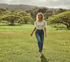 DÔEN Tops | Frances Top Salt Lace - Women