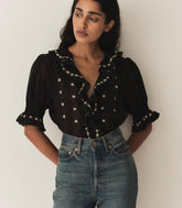 DÔEN Tops | Hettie Top Black - Women