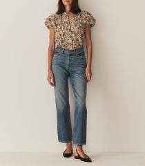 DÔEN Tops | Millie Top Blanc Narcissus Floral - Women