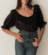 DÔEN Tops | Samara Top Black - Women